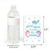 Big Dot of Happiness Narwhal Girl - Fill In Under The Sea Baby Shower or Birthday Party Invitations (8 count) - 3 of 4