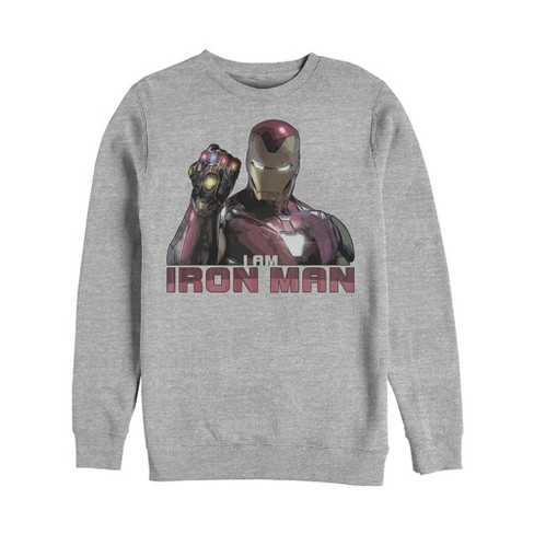 Men's Marvel Avengers: Endgame I Am Iron Man Sweatshirt : Target
