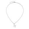 Adornia Silver Plated Mixed Stone Crystal Initial Necklace - 3 of 3