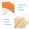Unique Bargains Small Labeling Marking Cake Cocktail Decor Flag Toothpicks 100 Pcs - 4 of 4