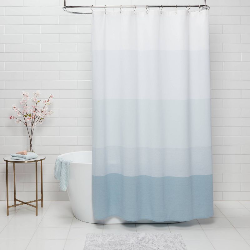 Shower Curtain Ombre Aqua - Threshold&#8482;, 3 of 9