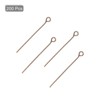 Unique Bargains DIY Craft Necklaces Bracelets Earrings Jewelry Making Iron 21 Gauge Eye Pins 500 Pcs - 3 of 4