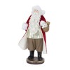 Flocked Santa Figurine with Toy Accents (Set of 2) - 3 of 3