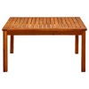 vidaXL Coffee Table Natural Wood Solid Acacia Wood - 17.7" x 17.7" x 14.2" - 3 of 4