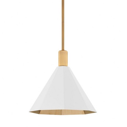 Troy Lighting Huntley 1 - Light Pendant in  Patina Brass/Soft White - image 1 of 1