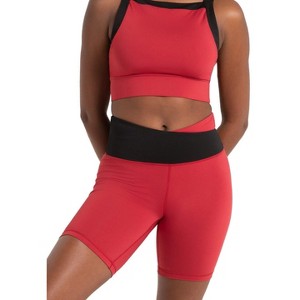 Capezio Women's C'Est La Vie Enchanté Bike Short - 1 of 4