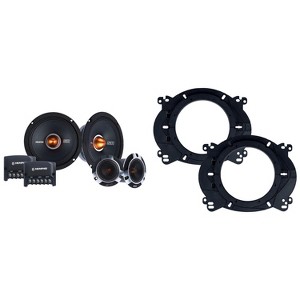 Memphis Audio SRXP62CV2 SRX Pro 6.5" Component Speaker System - Pair with OEMBKT60 Vehicle Specific 6 1/2"" Speaker Adaptors - 1 of 4