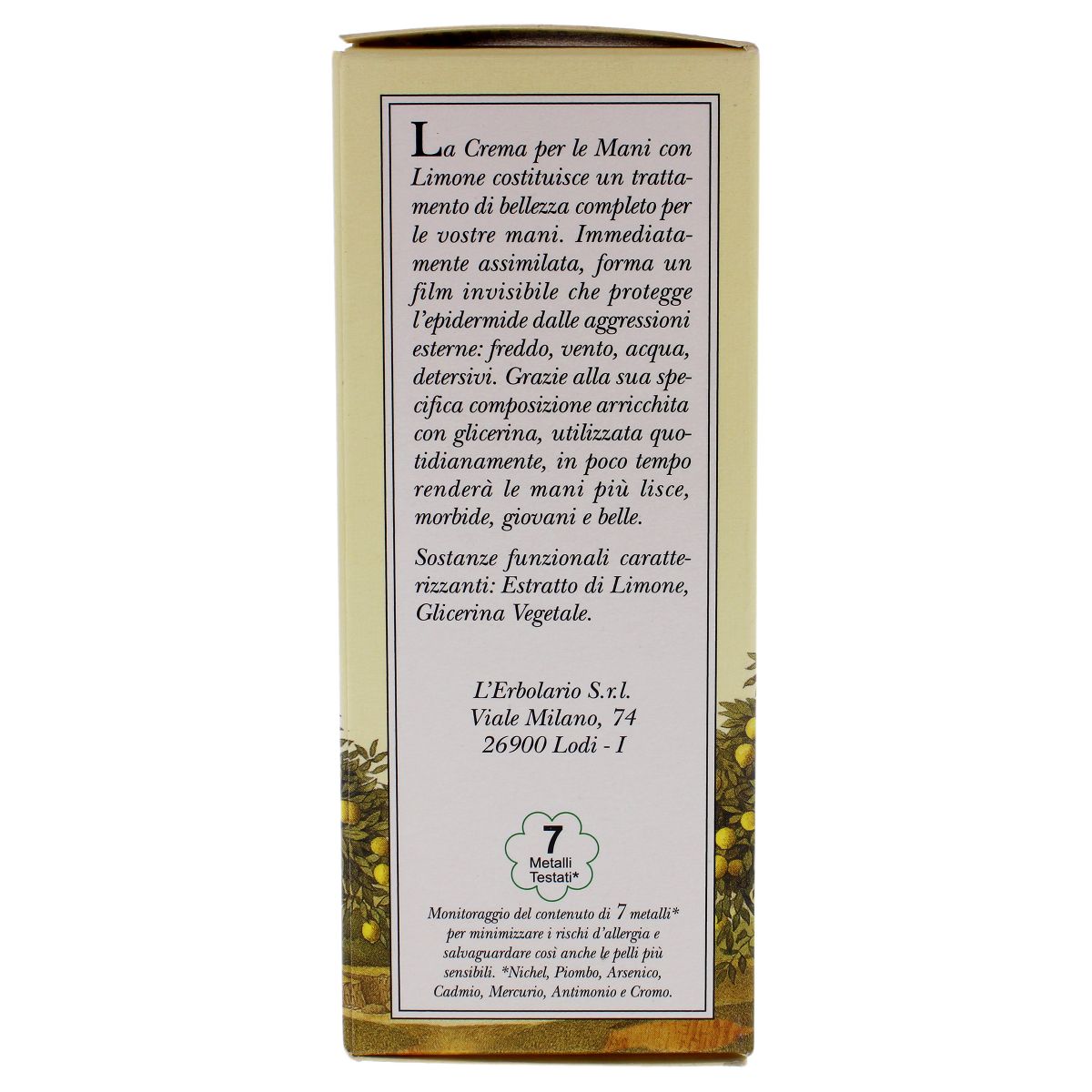 L'Erbolario Hand Cream - Hand Cream for Dry Skin - Lemon - 2.5 oz - thumbnail 6