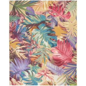 Nourison Color Splash Tropical Indoor/Outdoor Flatweave Rug - 1 of 4
