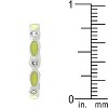 Slickblue Vibrant 0.14 ct. Yellow Enamel Stacker Ring with Bezel Set Cubic Zirconia, Sizes 5 to 10 - 4 of 4