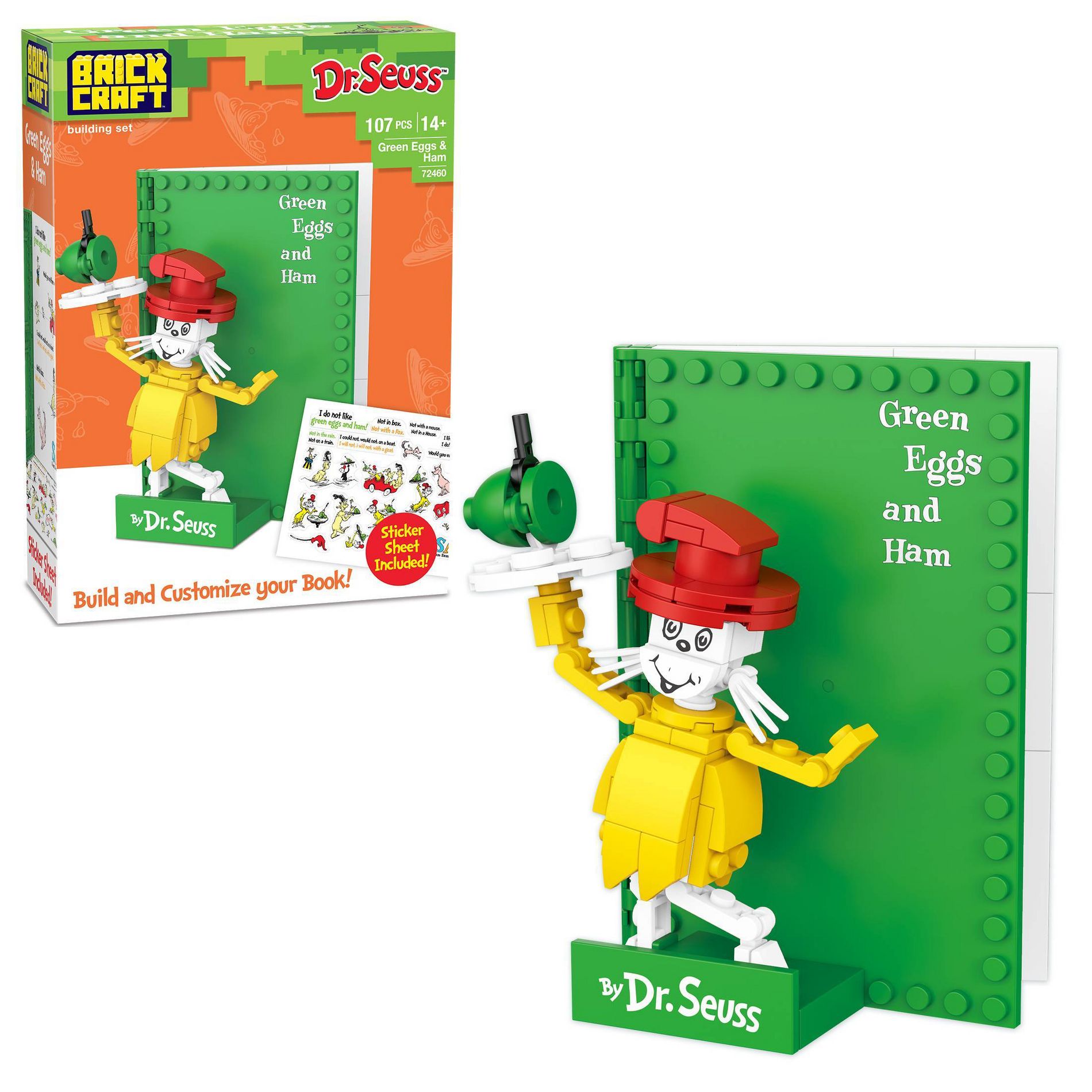 Brickcraft Green Eggs and Ham Build-A-Book