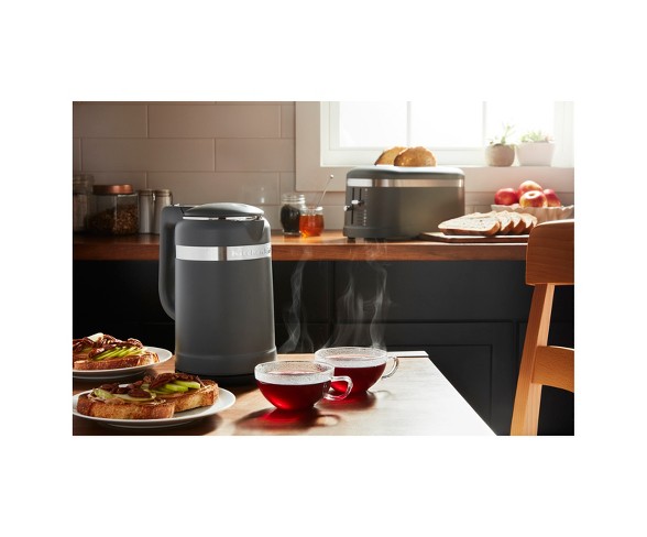 KitchenAid 1.5L Electric Kettle Matte Charcoal Gray - KEK1565DG