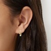 Ross-Simons 0.25 ct. t.w. Diamond Huggie Hoop Earrings in 10kt Yellow Gold - 2 of 4