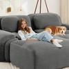 Aukfa Modular Corduroy Sectional Sofa with Ergonomic Support - Pet Friendly, Easy Assembly, Non-Slip Base Design - 4 of 4