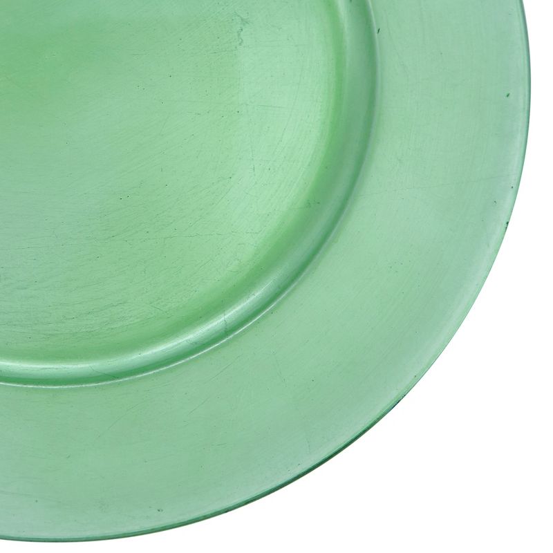 Saro Lifestyle Classic Solid Color Charger Plates, 4 of 6