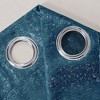 2pc Dainty Home Artistic 100% Blackout Grommet Curtain Panel Pair with 3D Lurex Texture - 3 of 4