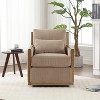 NicBex Corduroy Swivel Barrel Chair, Comfy Accent Sofa Chair with Thick Cushions for Bedroom, Office, Hotel - 3 of 4