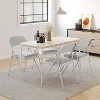 homfan  Folding Chairs With Padded Cushion and Back, Metal Frame Hold Up to 350 Lbs - 2 of 4