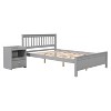 CAVINAS Twin Size Bed Modern Wooden Bed Frame with Nightstand, Headboard and Footboard for Bedroom - 3 of 4