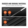 VEVOR Bed Tent, Pongee Fabric, 3 Doors Breathable Tent with 0.43 in Fiber Poles on Bed Privacy, Full Size 70% Blackout Sleeping Bed Canopy, Black - 3 of 4