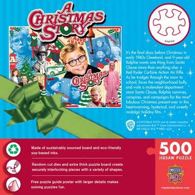 A Christmas Story 500-Piece Holiday Jigsaw Puzzle