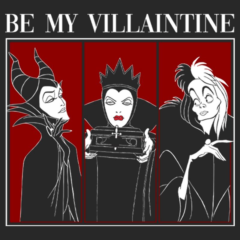 Women's Disney Villains Be My Villaintine T-Shirt, 2 of 5