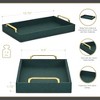 Cheung's Canter Isle Linen Tray - Dark Green - 3 of 4