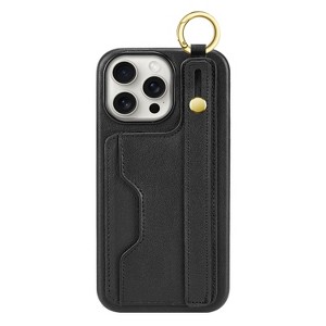 SAHARA - iPhone 15 Pro Max Leather Wallet FingerGrip Case with MagSafe | Indy Series - 1 of 4