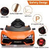 12V Ride On Car for Kids, Licensed Lamborghini Revuelto Electric Vehicle, Battery Powered Sports Car Toy for Boys & Girls - 3 of 4
