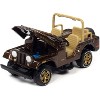 Jeep CJ-5 Brown Met. w/ Golden Eagle Graphics Limited Edition to 7418 pcs Worldwide 1/64 Diecast Model Car by Johnny Lightning - 3 of 3
