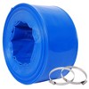 NAYSAYE Cleaning Tool Pool Backwash Hose 3 Inch 50FT Reinforced PVC Discharge Hose for Filter Pump, Blue, 10.8"*11.40"*5.90" - 3 of 4