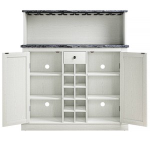 47" Wood Granite Pattern Cabinet - Festivo - 1 of 4