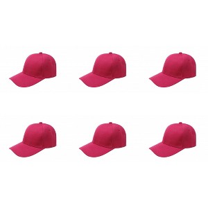 6 Pack Baseball Caps Comfortable and Stylish for All Seasons - 1 of 4