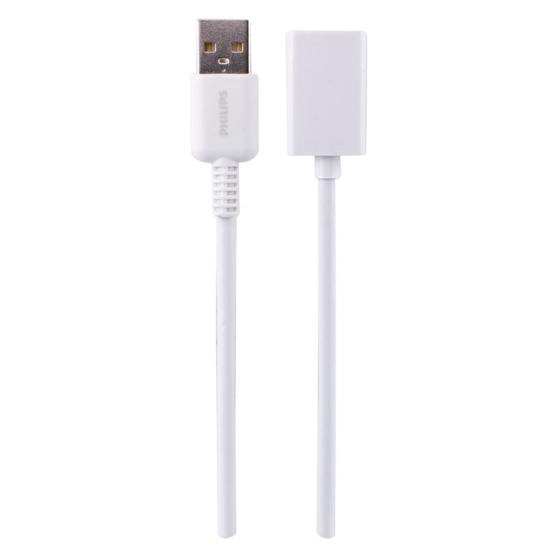 Philips 6' USB Extension Cable - White, 4 of 8