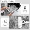 Machine Washable Modern Abstract Area Rug, Non-Slip Soft Velvet Low-Pile Carpet for Living Room, Bedroom, Dining Room, Pet-Friendly - 4 of 4