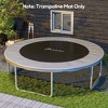 Soozier Trampoline Replacement Mat, Fits 12' Trampoline w/ 72 V-Hooks & 5.5" Springs, 8 Rows of Stitching & Tool (Spring & Frame not Included) - 2 of 4