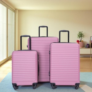 KTMBDW Luggage Sets PC+ABS Durable Suitcase Double Wheels TSA Lock - 1 of 4