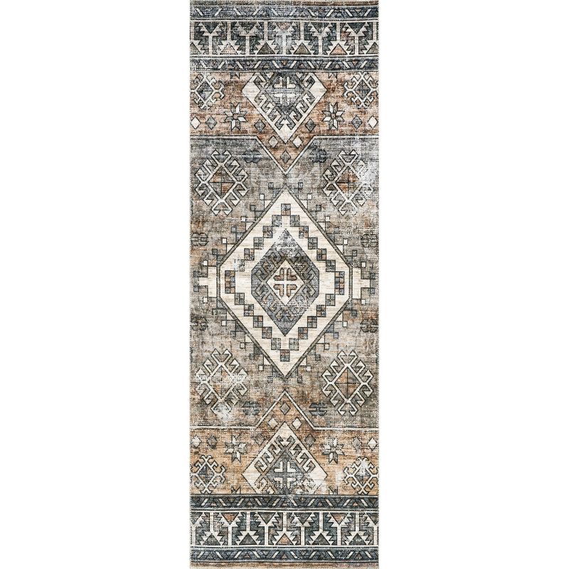 nuLOOM Bowie Machine Washable Pattern Area Rug, 1 of 17