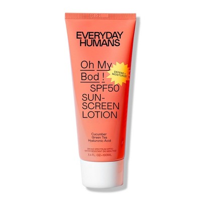 Everyday Humans Oh My Bod! Body Sunscreen - SPF 50 - 3.4 fl oz