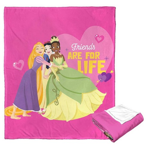 Disney Princesses Friends For Life Silk Touch Throw Blanket 50x60 Inches - image 1 of 4