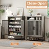 6-Tier Shoe Storage Cabinet with Adjustable Shelves, Freestanding Shoe Organizer - 4 of 4