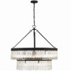 Crystorama Lighting Emory 9 - Light Chandelier in  Black Forged - 2 of 4