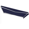 Outsunny 12' x 10' Electric Retractable Awning, Sun Shade Shelter with Remote Controller and Crank Handle for Deck, Balcony, Yard, Dark Blue - 4 of 4