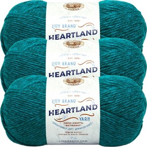 (3 Pack) Lion Brand Heartland Yarn - Cuyahoga Valley - 1 of 3