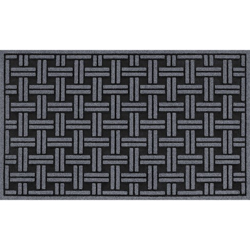 Entrance Doormat Simple Black White Striped Area Rugs Durable Door