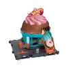 Mattel Hot Wheels City Downtown Ice Cream Swirl Track, Blue, 2 Pieces - 4 of 4