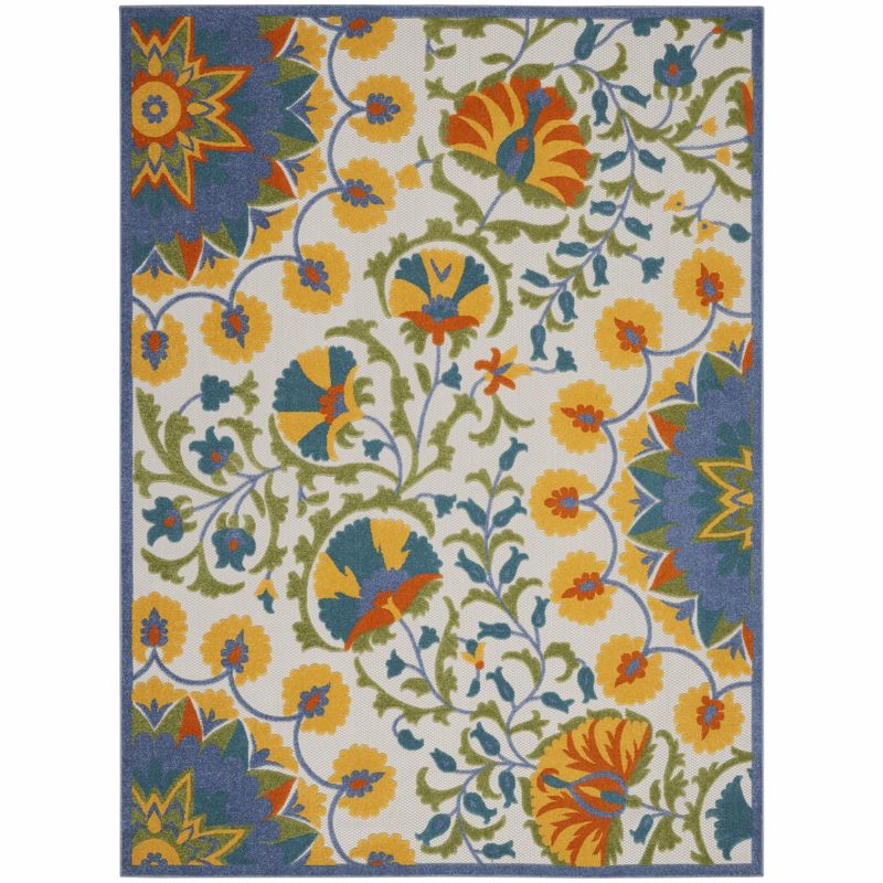Nourison Aloha Transitional Floral Outdoor Area Rug, 1 of 11