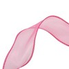 Unique Bargains Ribbon Plain Fishtail Organza Simple Style Polyester 354.33"x1.57" 1Pcs - 3 of 3