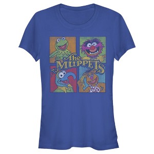 Juniors Womens The Muppets Character Panel T-Shirt - 1 of 4