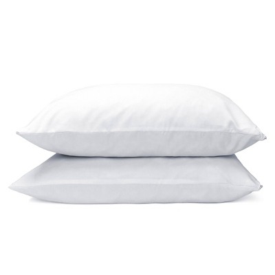 Standard White Gel Memory Foam Pillow Set of 2